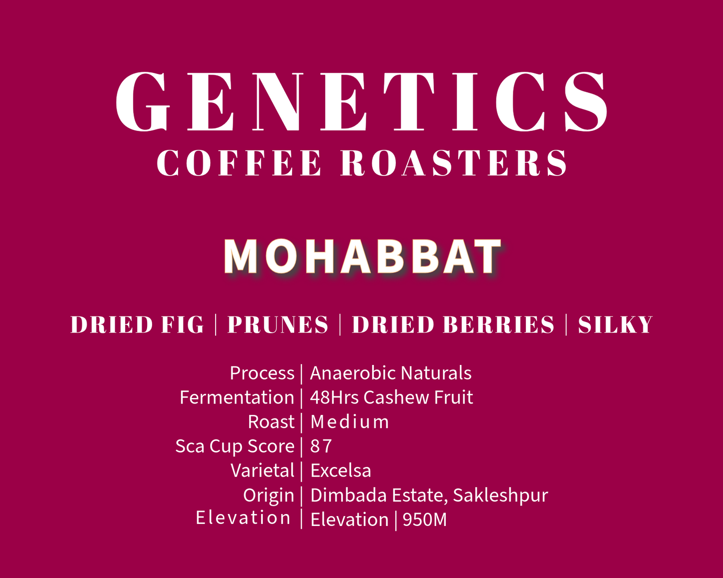 Mohabbat - Cashew Fruit Fermented Excelsa